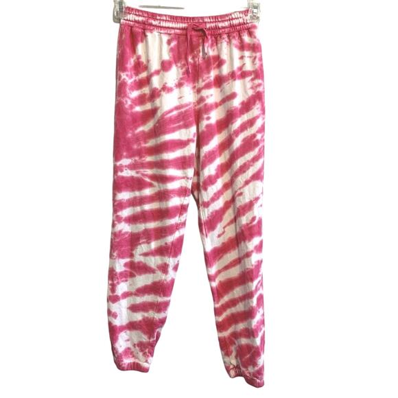 Sundown by Splendid Pink Tie Dye Jogger Pants - Picture 1 of 6